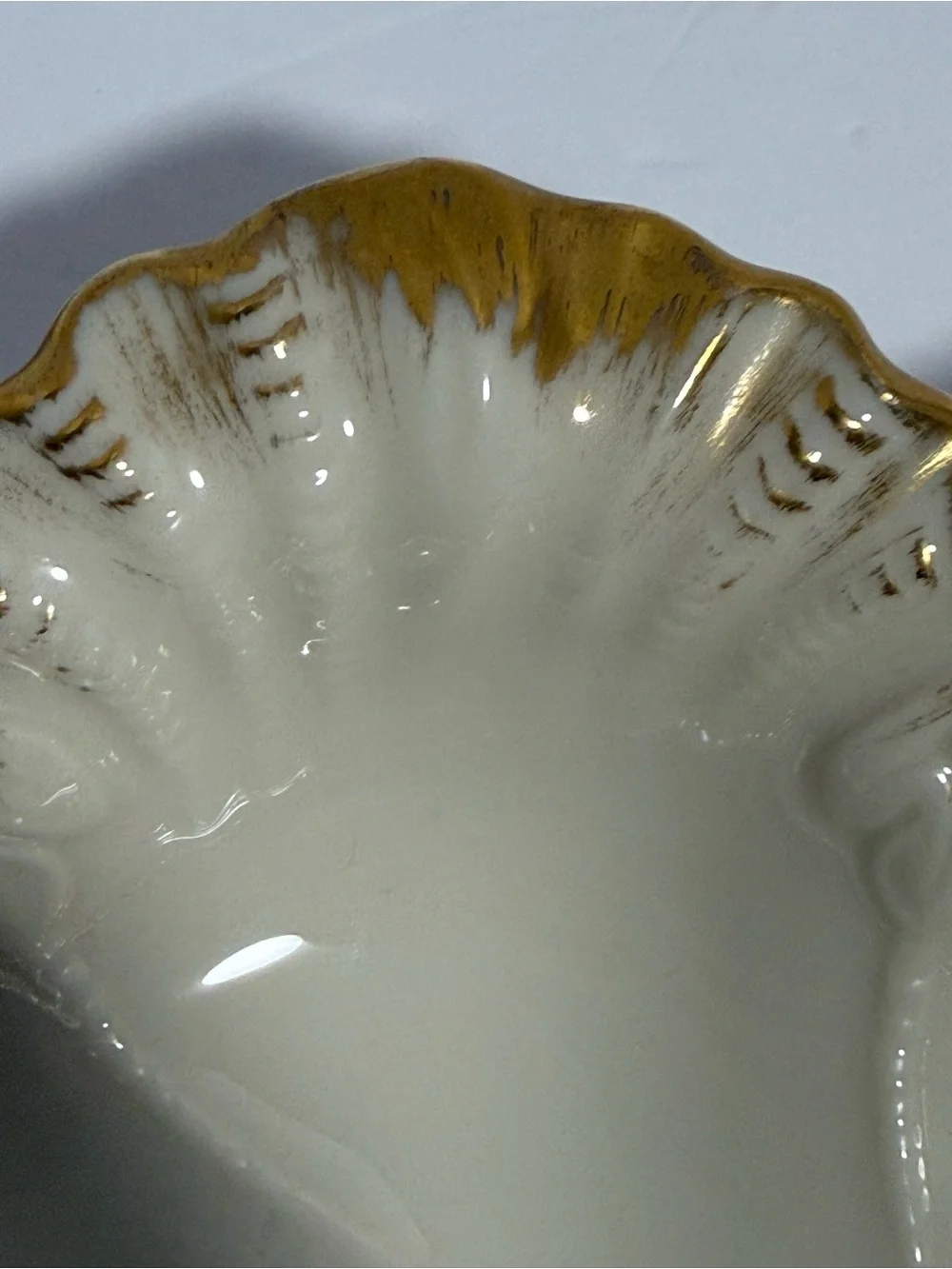 Vintage Lenox 24K Gold Trim 6-Well Oyster Plate 10